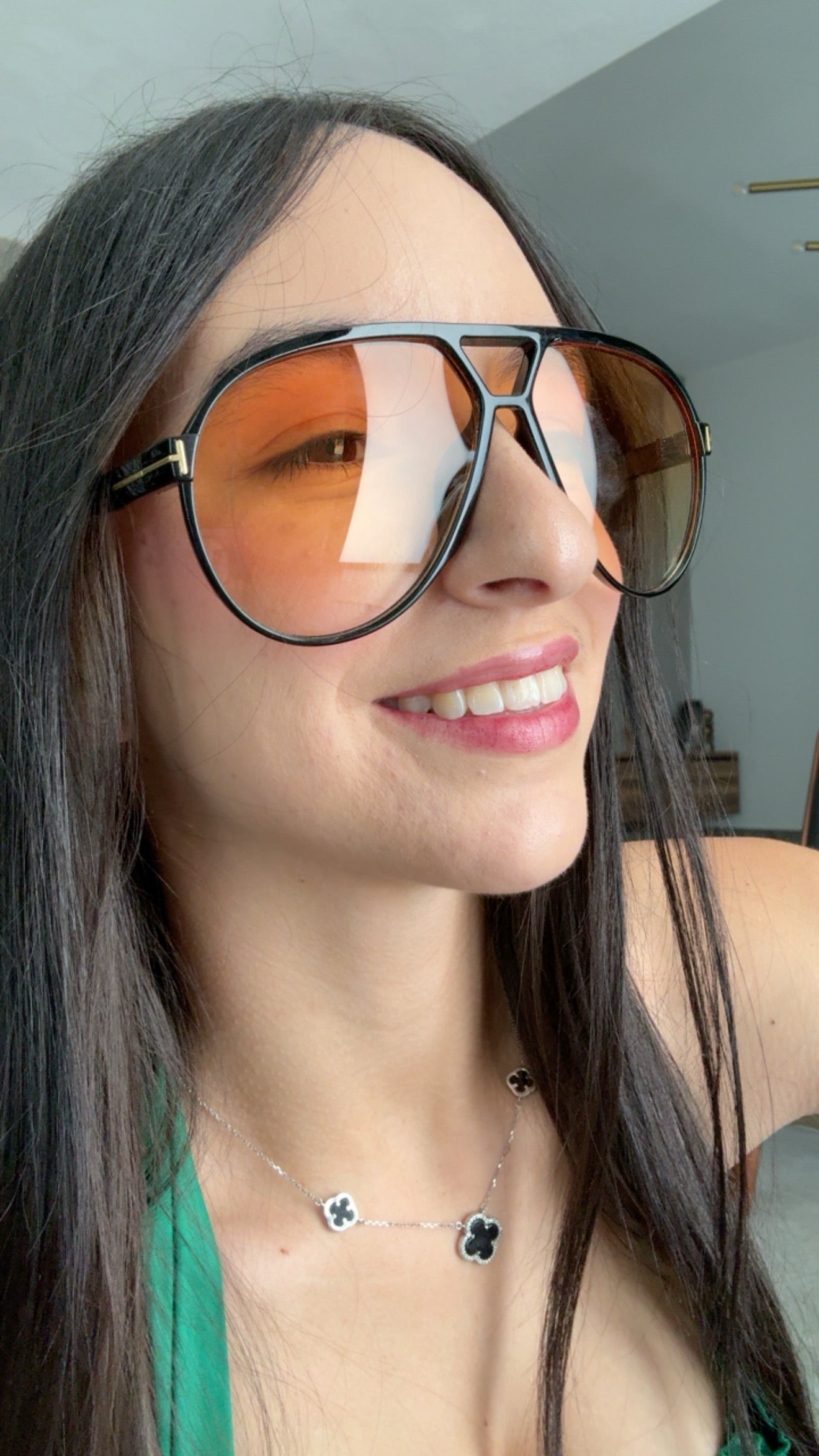 Black & Orange Sunglasses