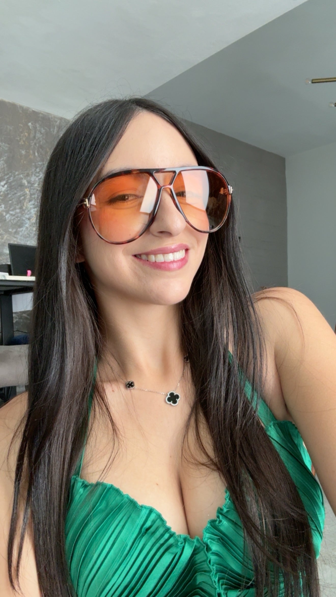 Leopard Orange Sunglasses