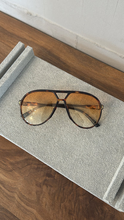 Leopard Orange Sunglasses