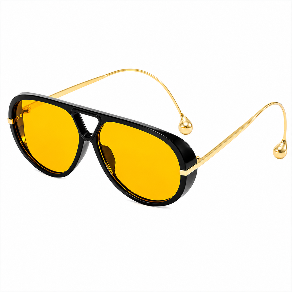Orange Gold Sunglasses