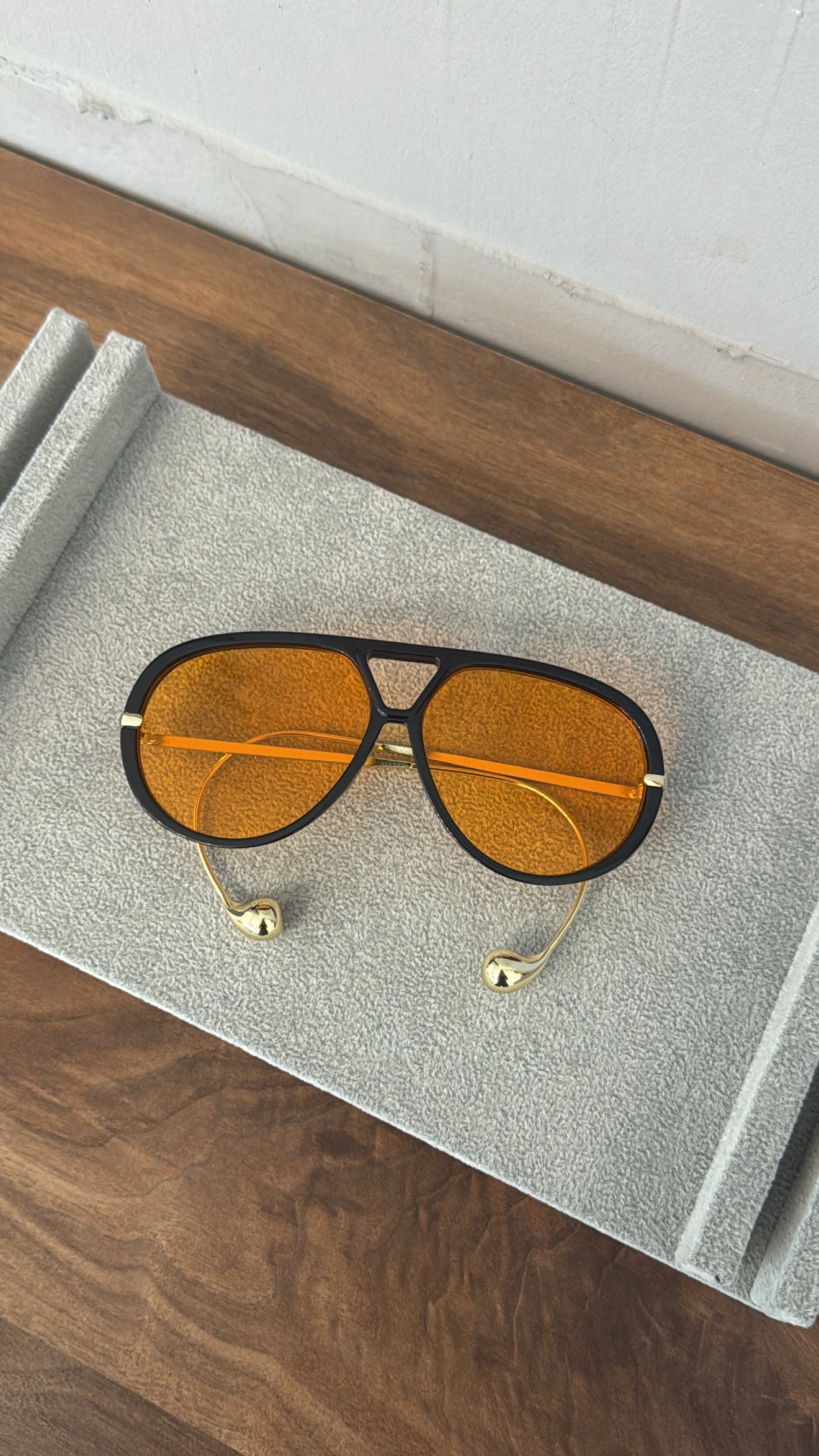 Orange Gold Sunglasses