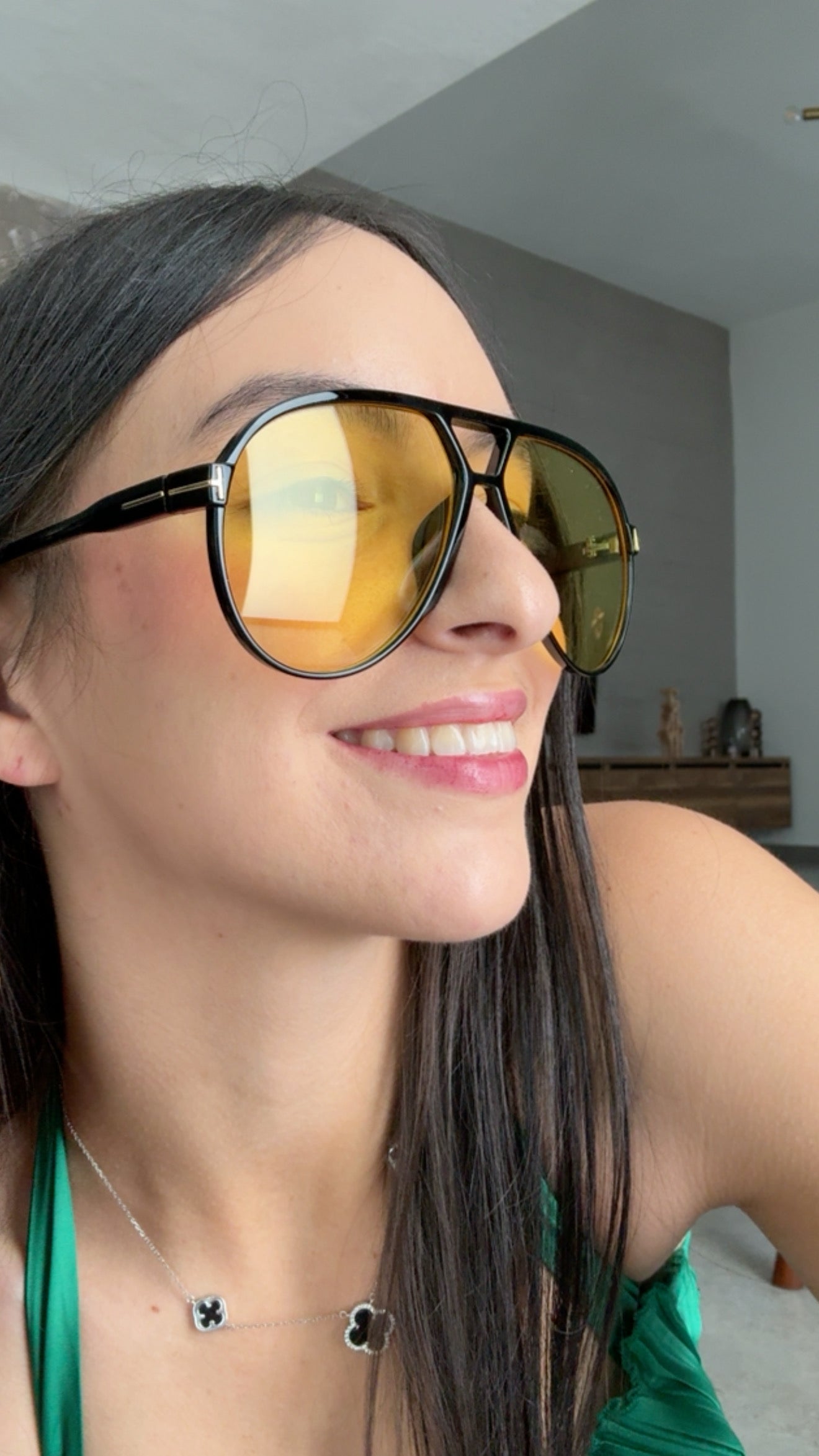 Black & Yellow Sunglasses
