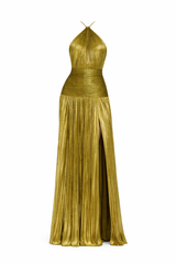 Topaz Metallic Dress