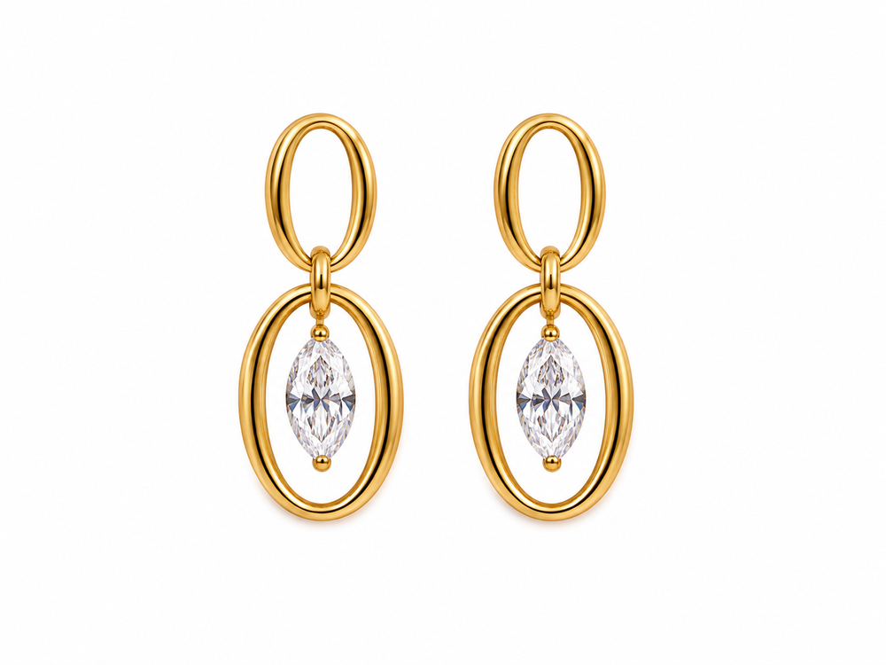 Roman Gold Earrings