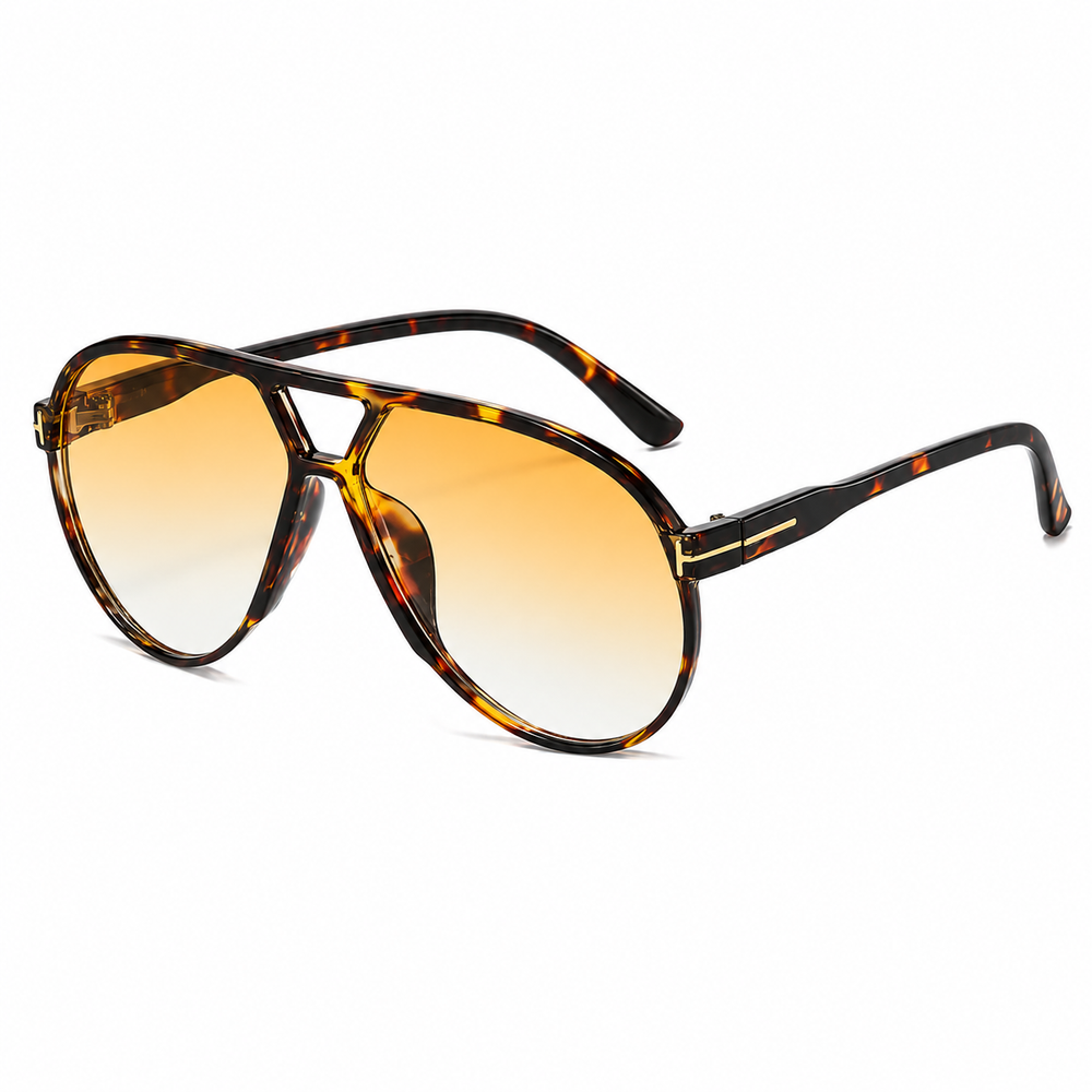 Leopard Orange Sunglasses